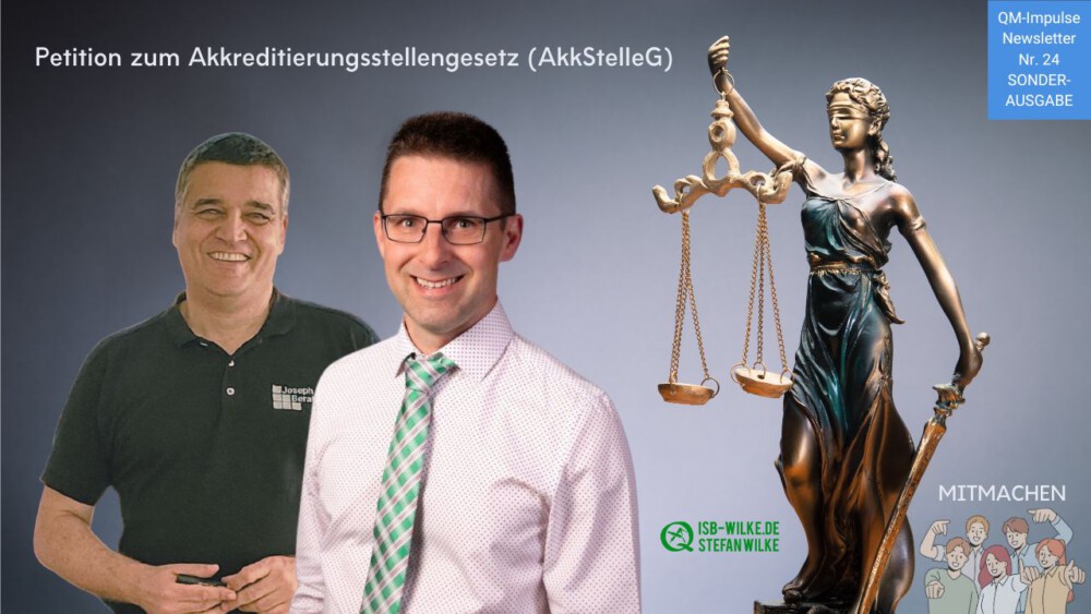 86 Petition Akkreditierung - Bitte um Unterstützung der Petition zum Akkreditierungsstellengesetz